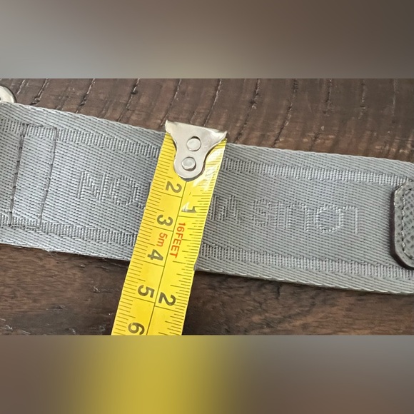 Authentic Louis Vuitton Crossbody/Shoulder Strap in Gray with Silver Hardware - Picture 8 of 10